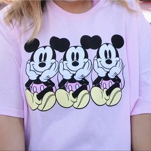 mickey mouse crop tee